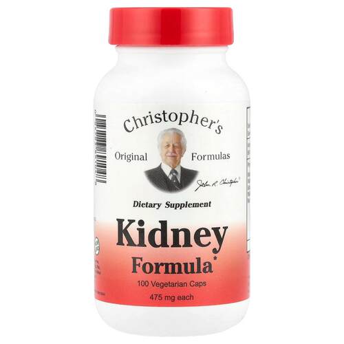 Christopher's Original Formulas,肾脏配方，475 毫克，100 粒素