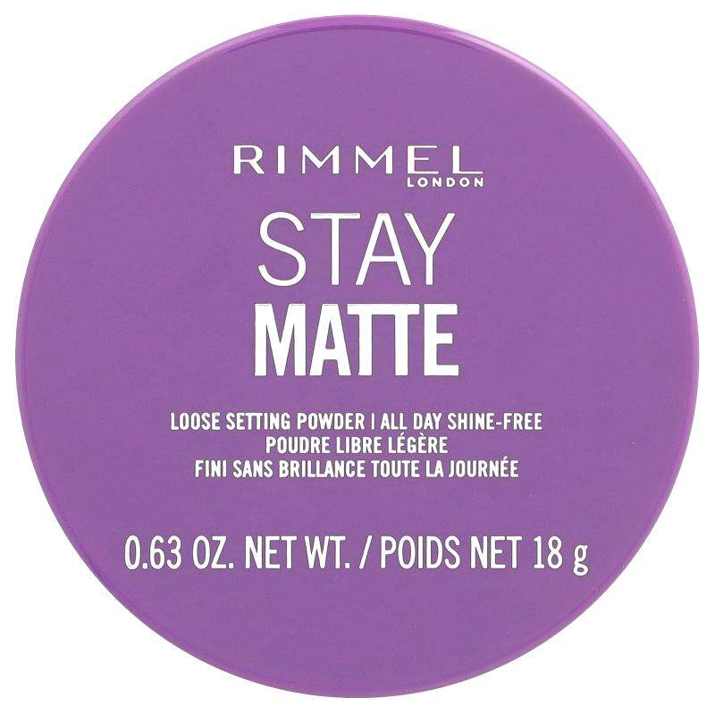 芮谜,Stay Matte，定妆散粉，001 透明，0.63 盎司（18 克）