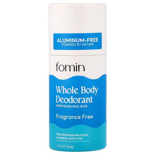 fomin,Whole Body Deodorant, Aluminum-Free, Fragrance Free, 1