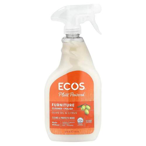 Earth Friendly Products,家具清洁剂 + 上光剂，橄榄油和柑橘