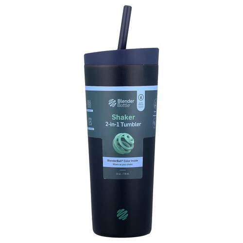 Blender Bottle,2 合 1 摇杯，午夜黑