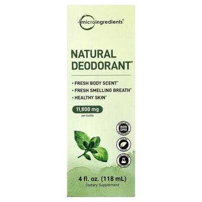 Micro Ingredients,Liquid Chlorophyll, Fresh Peppermint, 4 fl