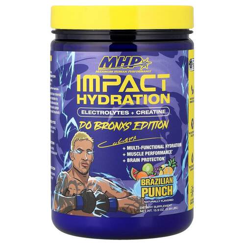 MHP,Impact Hydration, Electrolytes + Creatine, Brazilian Pun
