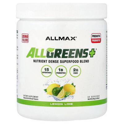 ALLMAX,ALLGREENS+®, Lemon Lime, 8.68 oz (246 g)