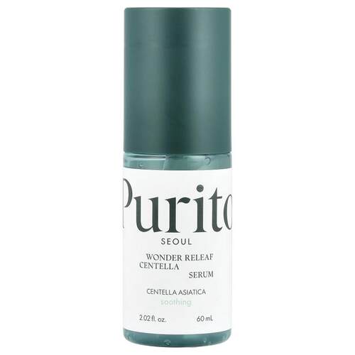 Purito,Wonder Releaf 积雪草精华，2.02 液量盎司（60 毫升）