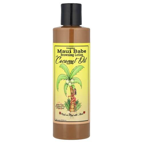 Maui Babe,神奇的棕色乳液含有椰子油