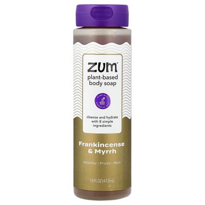 ZUM,Plant-Based Body Soap, Frankincense & Myrrh, 16 fl oz (4