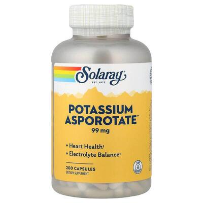 Solaray,Potassium Asporotate™，99 毫克，200 粒胶囊