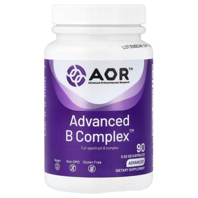 Advanced Orthomolecular Research AOR,高级 B 族维生素复合物™9
