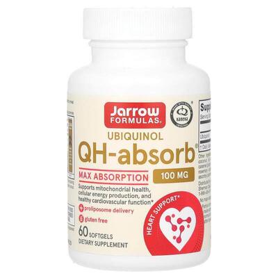 杰诺Jarrow泛醇QH-Absorb辅酶Q10心血管心肌健康保护