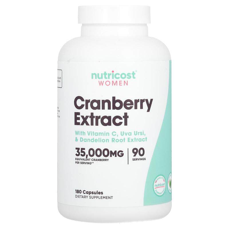 Nutricost,女性，蔓越莓提取物，35000 毫克，180 粒胶囊（每粒胶