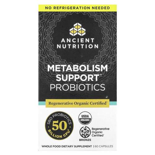 Ancient Nutrition,代谢支持益生菌，60 粒胶囊