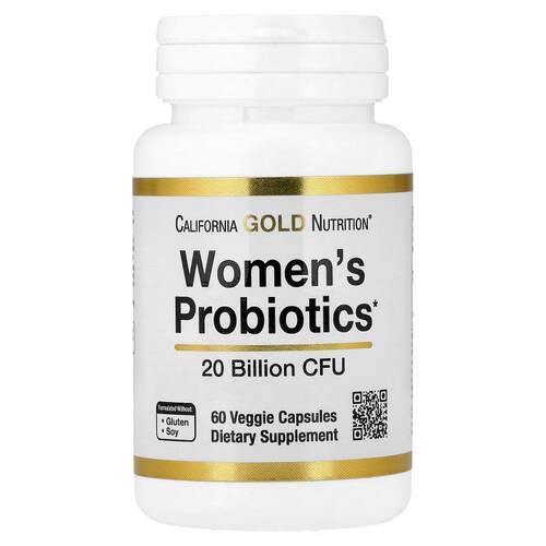 California Gold Nutrition,女性益生菌，200 亿 CFU，60 粒素食