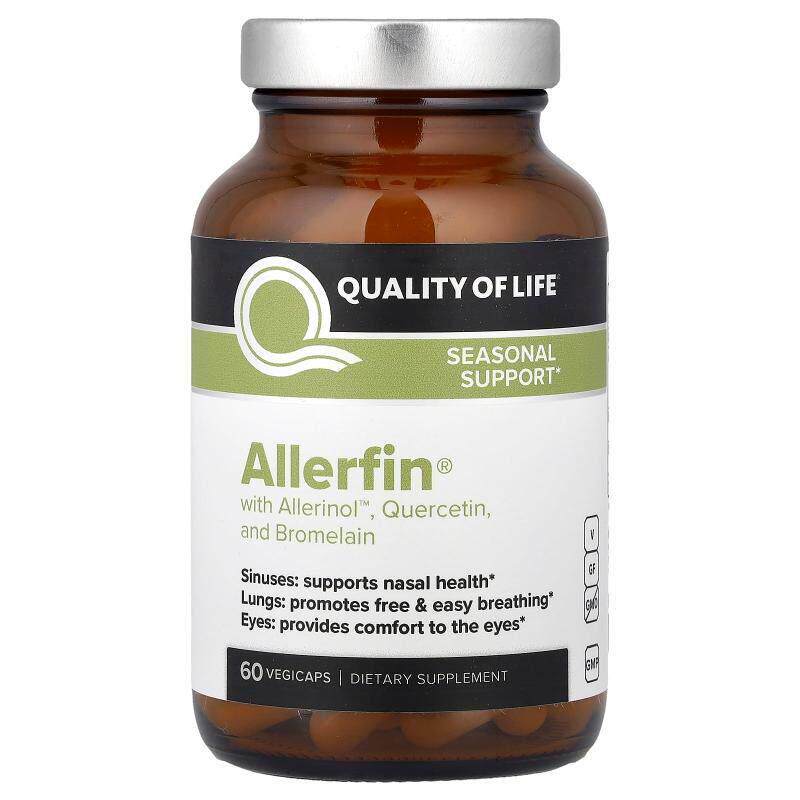 Quality of Life,Allerfin&reg;，60 粒素食胶囊