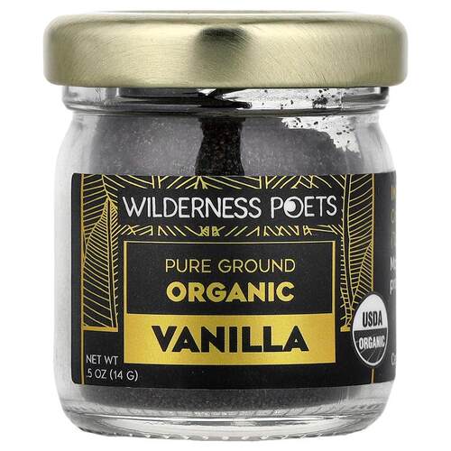 Wilderness Poets LLC,全正有机香草粉，0.5 盎司（14 克）