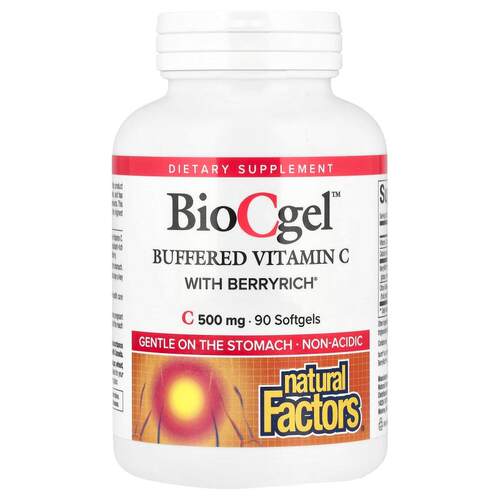 Natural Factors,BioCgel™，缓冲维生素 C + BerryRich®，90 粒软