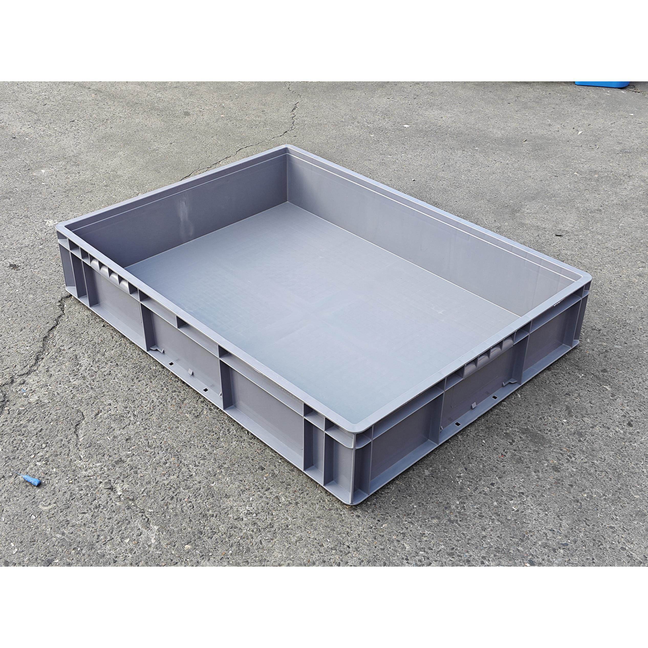 E纳8614养BUZ8周转箱塑料物流运输筐长方形厚工加业收盒养龟殖盆