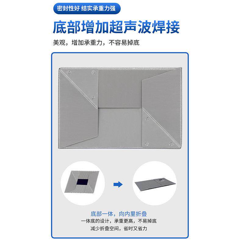 日式搬家打包整理箱叠塑箱子可折整箱防水收JLU纳理箱中空板周料