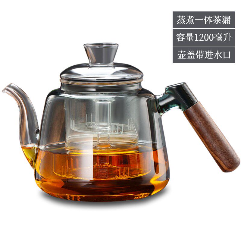 电陶炉煮茶器套装高硼硅耐热玻璃煮茶壶家用烧水泡茶加厚2024新款