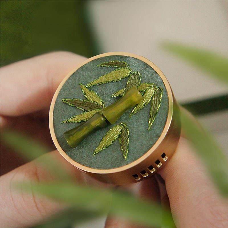 刺绣di包y手工材料体汽车挂立件饰汽车出风送口简单刺绣出风制作