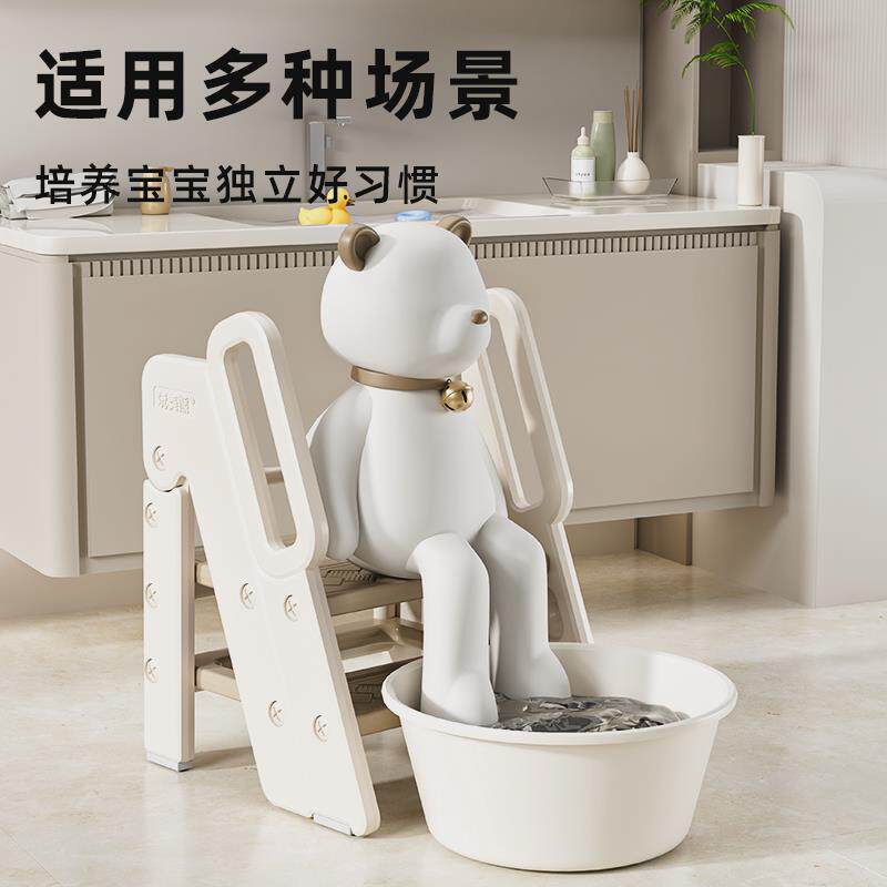 宝洗手台阶凳儿童垫椅婴儿幼洗脸楼0411梯脚洗漱台踩凳脚踏宝增高