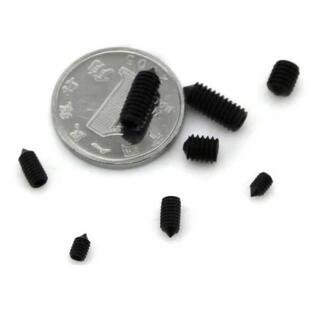 12.9级紧定螺丝内六角无头螺钉机米顶丝锥端基米M2*2.5*3*4*5