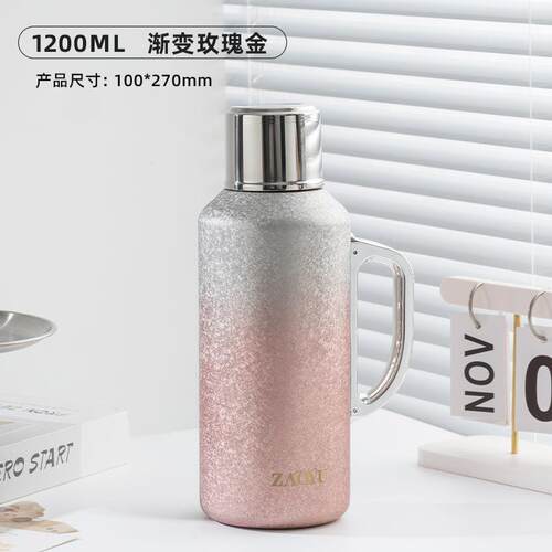 覆钛保温壶大容量暖水瓶高档家用户外办公机械焖茶壶泡茶壶开水壶
