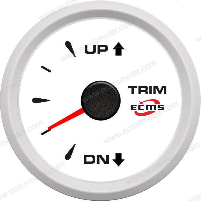 ECH防水螺纹安装多色背光游艇船舶船用指针向左平衡表