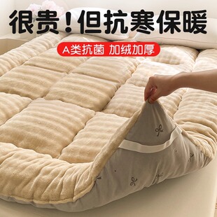 床垫软垫家用卧室冬季加厚兔毛绒床褥垫被铺底宿舍单人垫褥