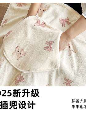 冬天办公室电热毯小型盖毯暖腿家用客厅加热暖身毯全身取暖护膝毯