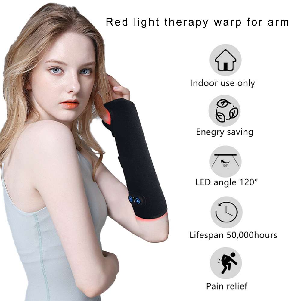 2025手腕保护型LED红光红外理疗手腕带运动护腕光疗理疗灯