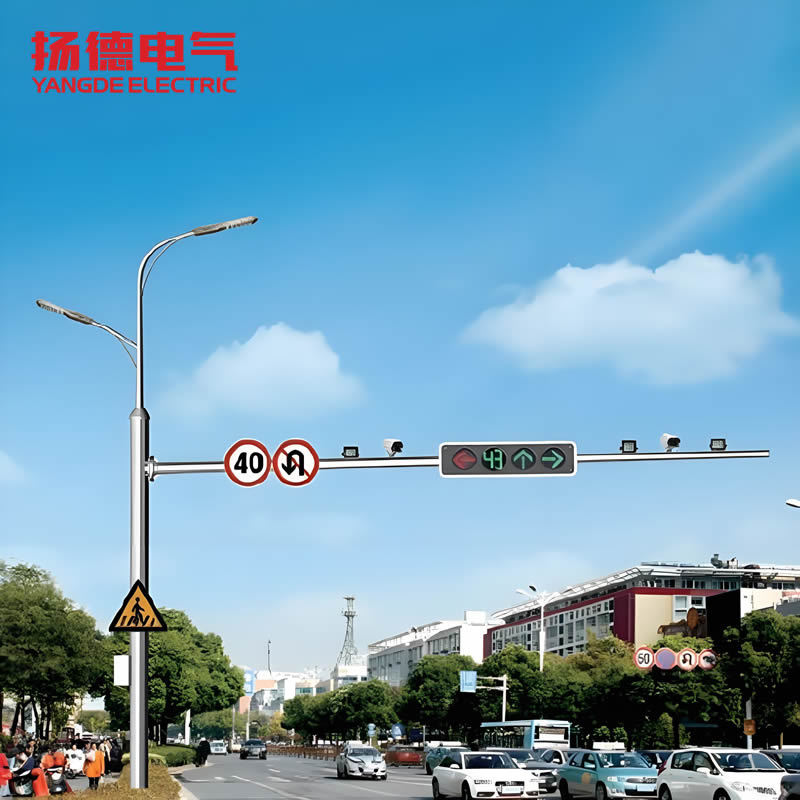 户外市政多杆合一交通标志灯