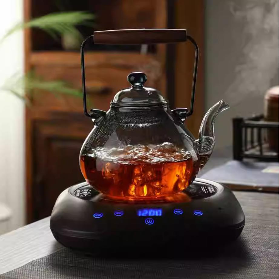 全玻璃煮水提梁壶沏茶烧水壶高硼硅泡茶电陶炉煮茶壶耐高温家用