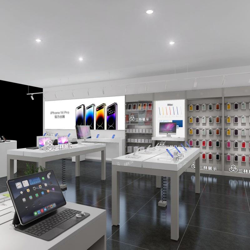 APR体验台展示桌手机店整店展柜通信电子产品展示柜台陈列架展台