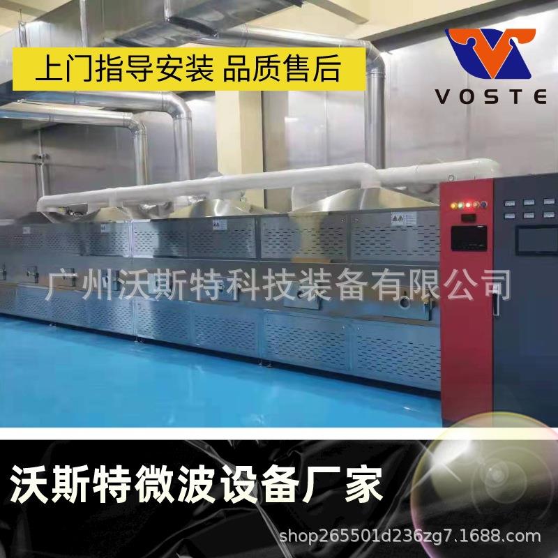 隧道式蚕豆微波烘烤设备 鹰嘴豆瓜子烘烤隧道炉 杂粮熟化设备