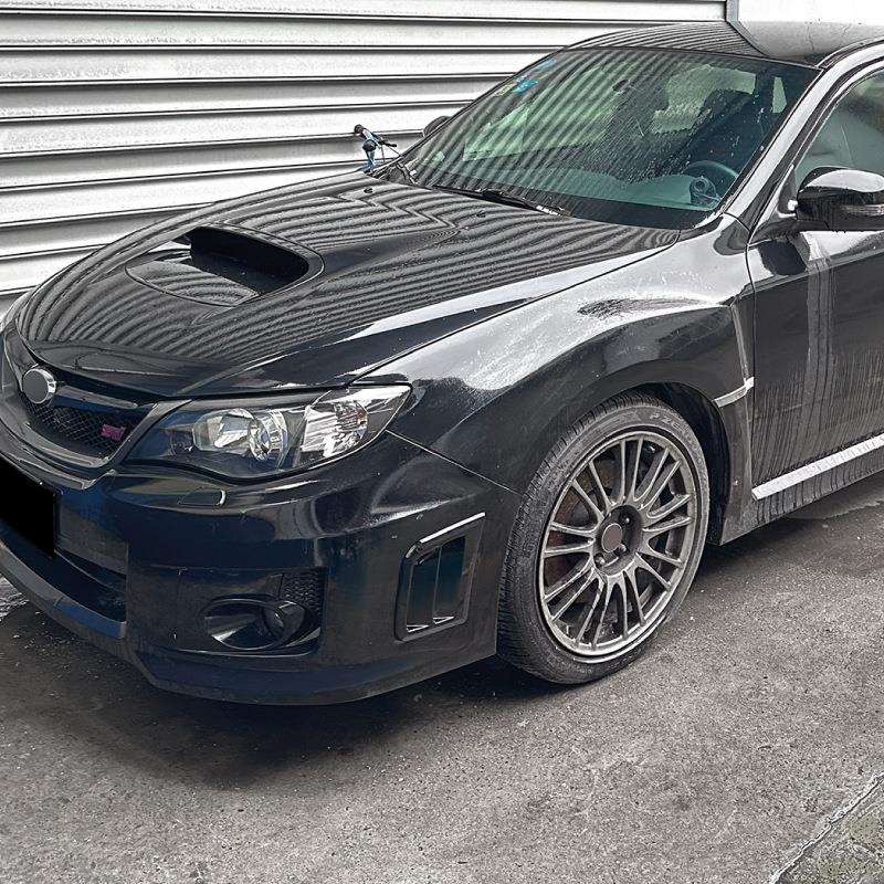 适用斯巴鲁翼豹Impreza wrx sti 08-14款出风口侧腮装饰车贴改装