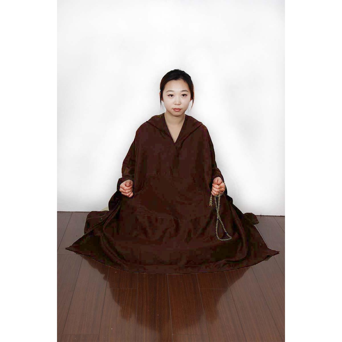 热卖 棉麻打坐披风打坐大斗篷打大坐披风禅修披风禅修斗篷春秋