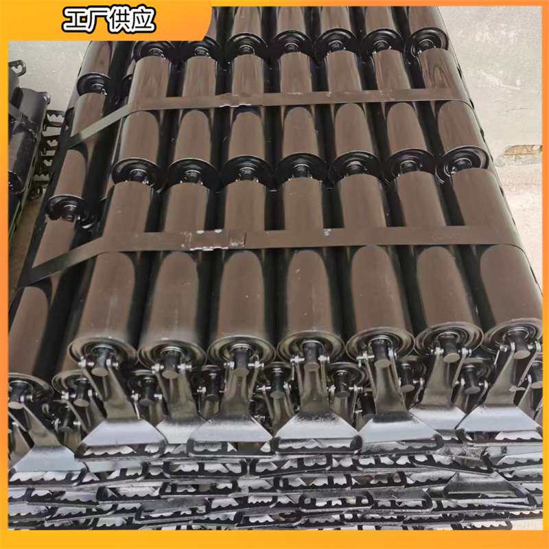 108x270x3三连串辊子 降低噪音三连串辊子 安装便捷矿用三连托辊