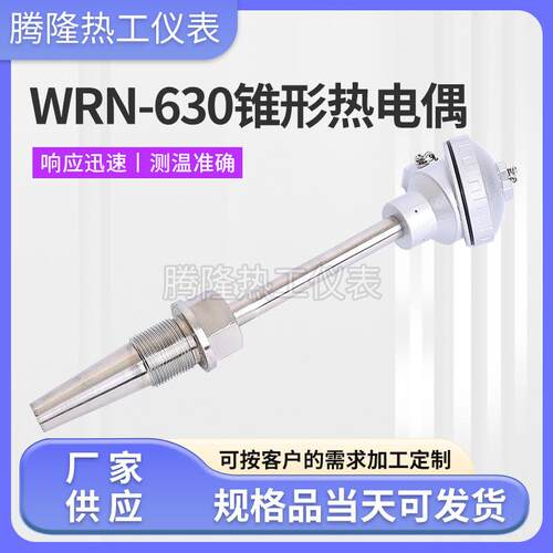 锥形热电偶WRN-630锥形套管热电阻热电偶不锈钢仪器仪表