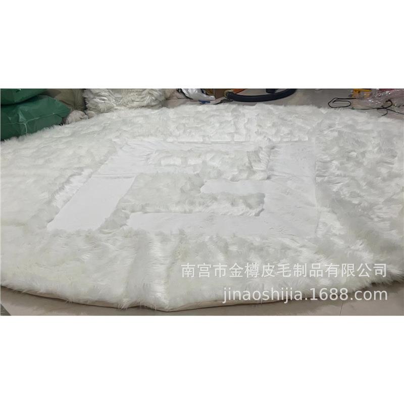 现代高级客厅地毯卧室满铺房间茶几家用商用床边房间耐脏毛毯地垫