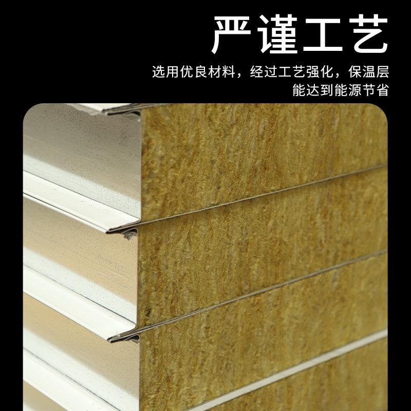 强推保温隔音泡沫夹芯板无尘间彩钢板防火建材墙体材料机制泡沫板