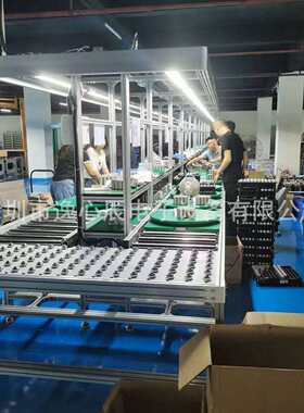 固态动力电池组装生产线 全套制作左右循环全自动生产线3D建模
