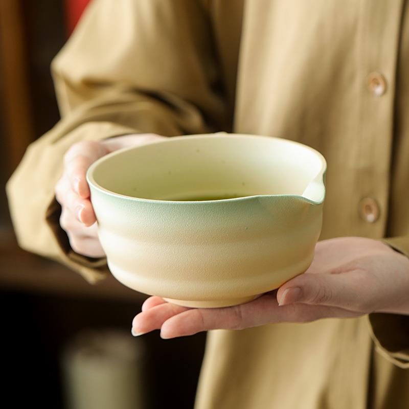 日式粗陶抹茶碗茶便携套装点茶工具陶瓷茶筅立打茶盏抹茶粉百本立