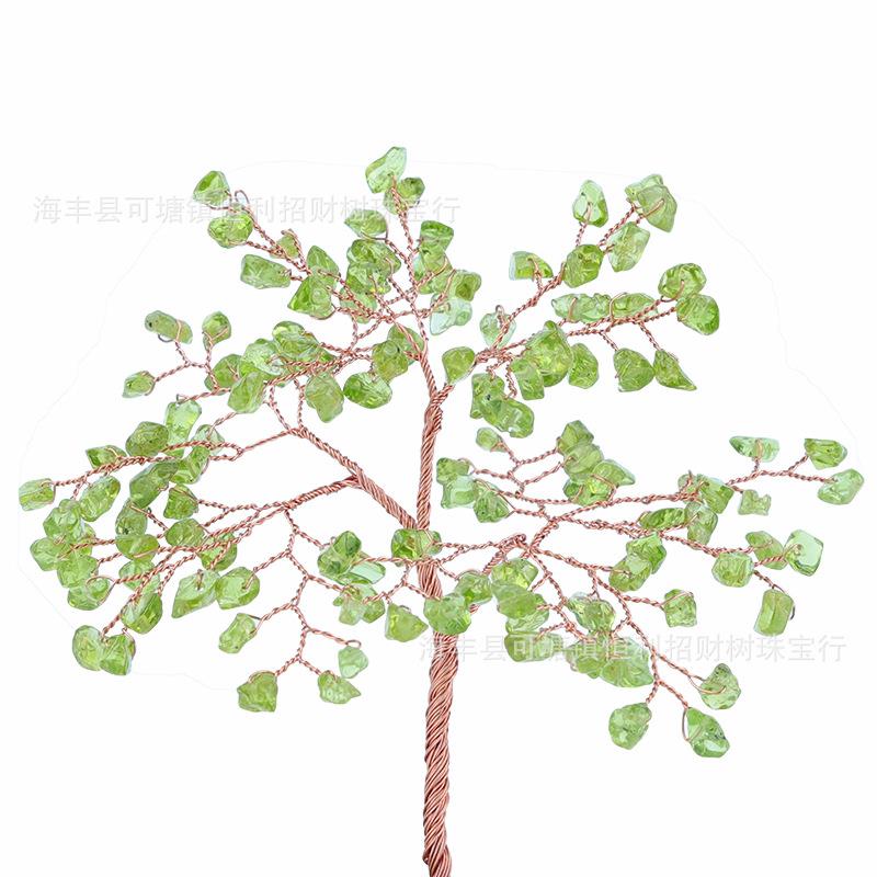 天然缠丝玛瑙条纹原石黄紫水晶树橄榄石鹅卵石装饰品摆件粉水晶