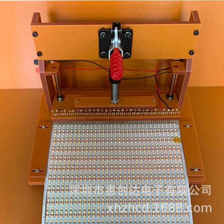 LED软灯条硬灯板测试架 RGB灯板灯条测试夹具 PCBA功能测试治具
