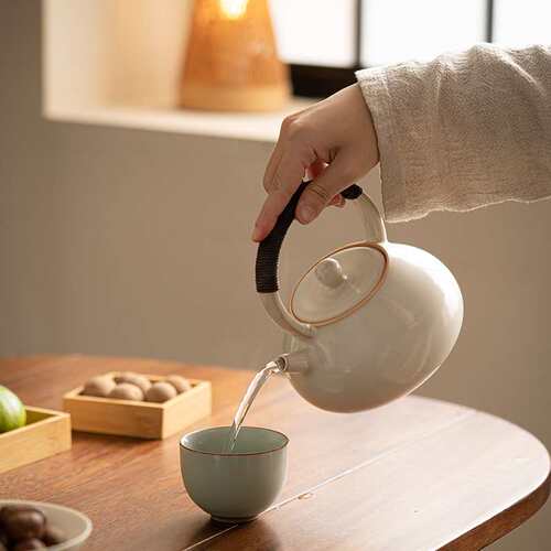 围炉煮茶家用泡茶全套陶瓷电陶炉煮茶器罐罐壶烤奶茶煮茶炉煮奶罐