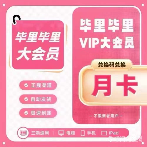 bilibil超级大会员1个月30天月卡年卡季卡哔哩哔哩B站电视端
