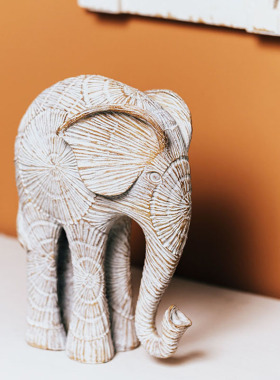 东南亚保平安树脂大象送礼装饰品客厅办公室民宿别墅桌面摆件礼品
