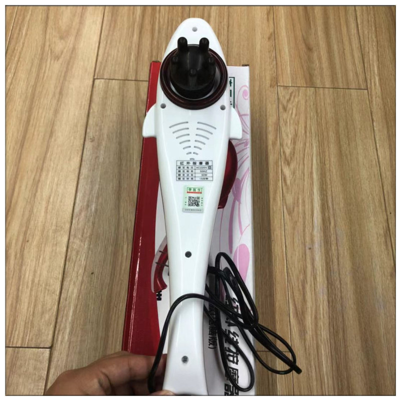 海豚按摩器棒电动肩颈敲打颈椎腰部全身经络捶背揉捏震动仪手持式
