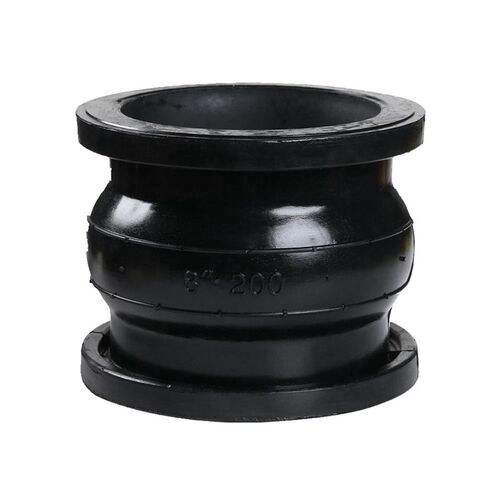 非标长度橡胶接头软接头软连接法兰软接膨胀节130mm150mm200mm长